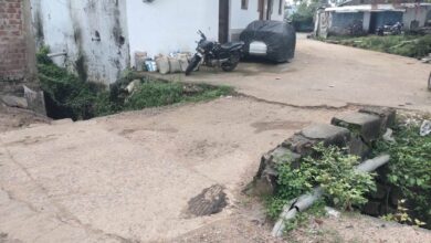 आंबेडकर वार्ड क्रमांक 2 की क्षतिग्रस्त पुलिया